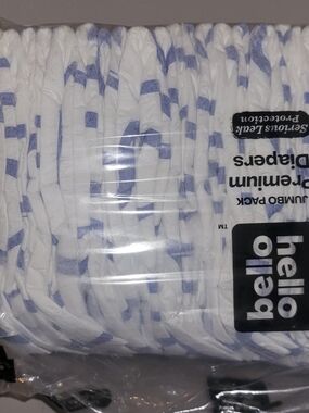 Hello Bello Premium Diapers - White with Blue Pattern